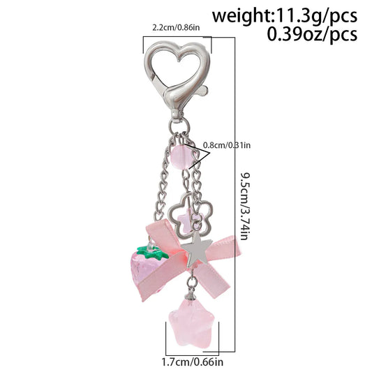 Berry Babe Bow - Bag Charm