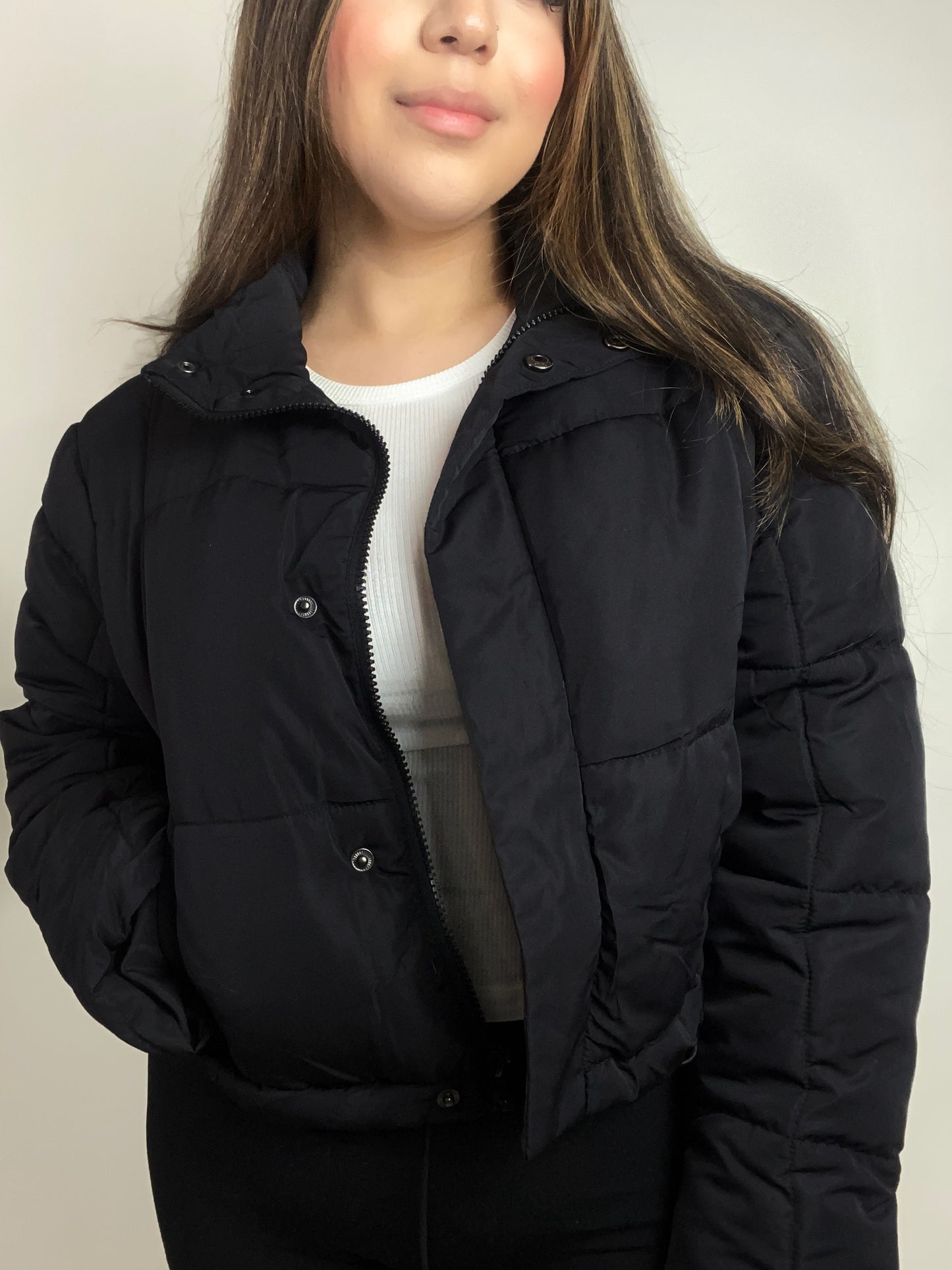 Puffer Jacket - Black