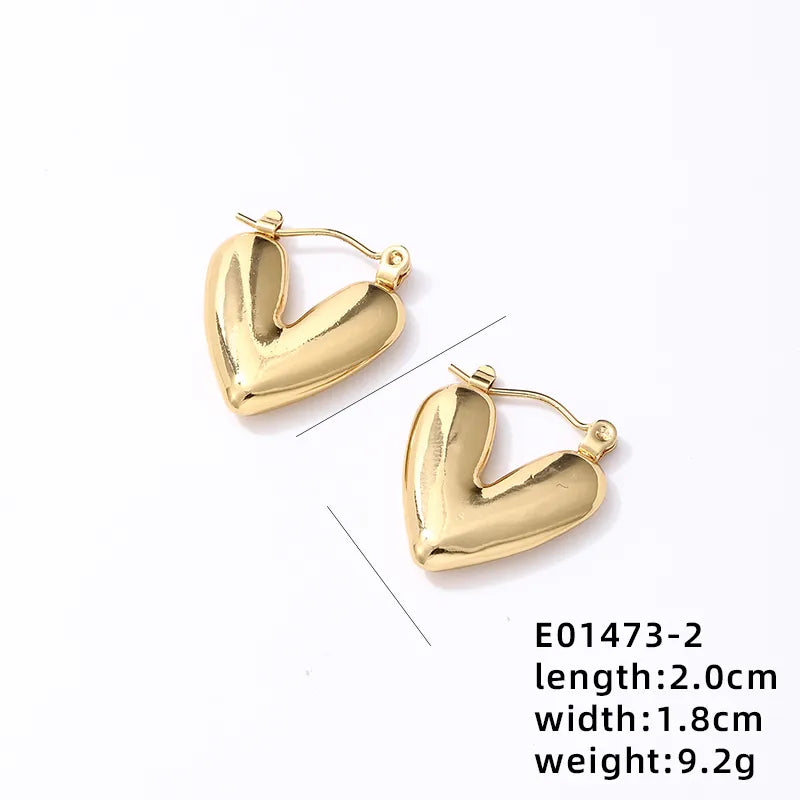 Sweetheart Earrings - Gold