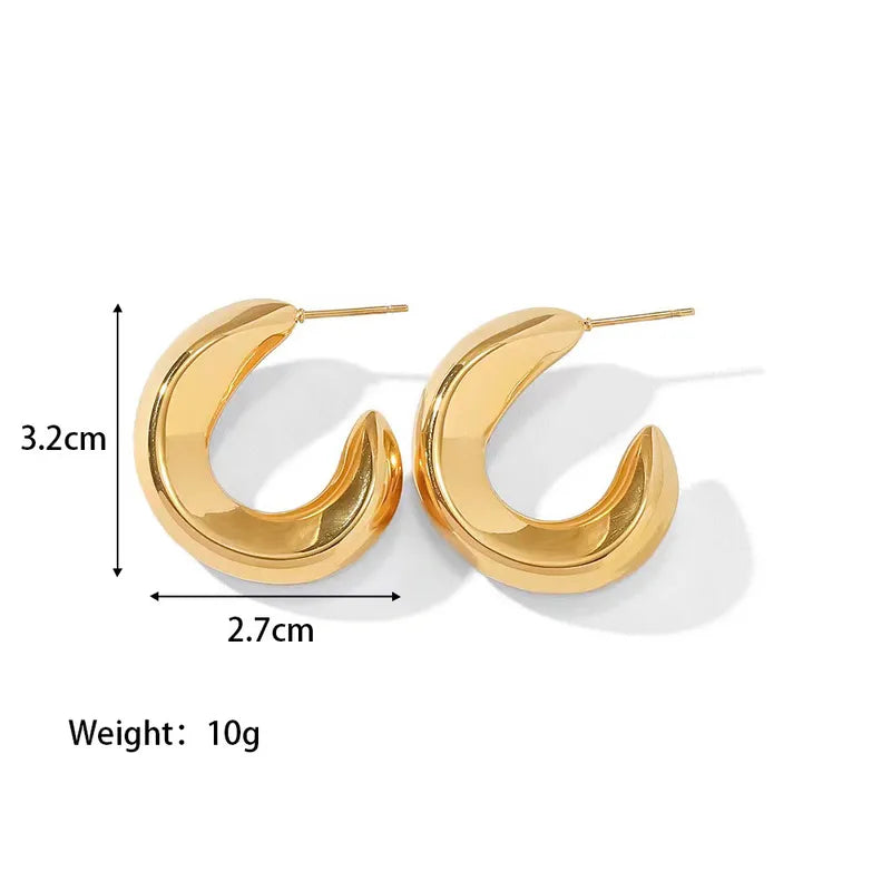 Gold Rush Hoops - Gold