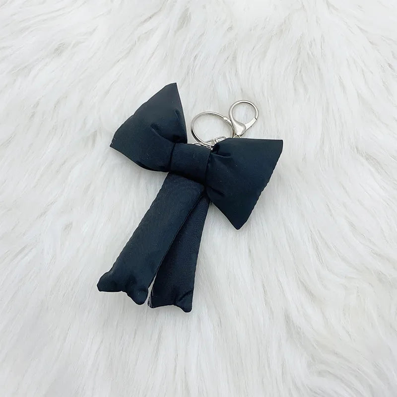Plush Puffer Bow - Bag Charm