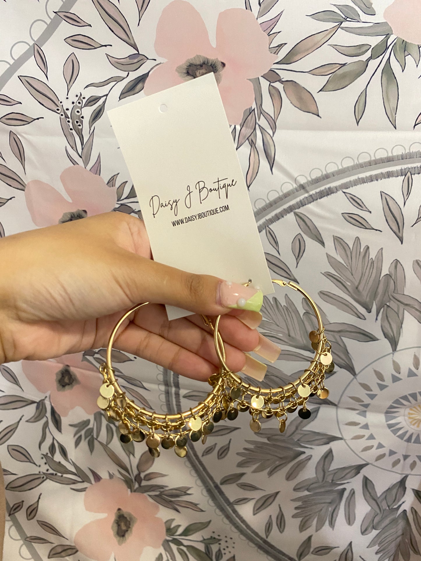 Sassy Hoops - Gold
