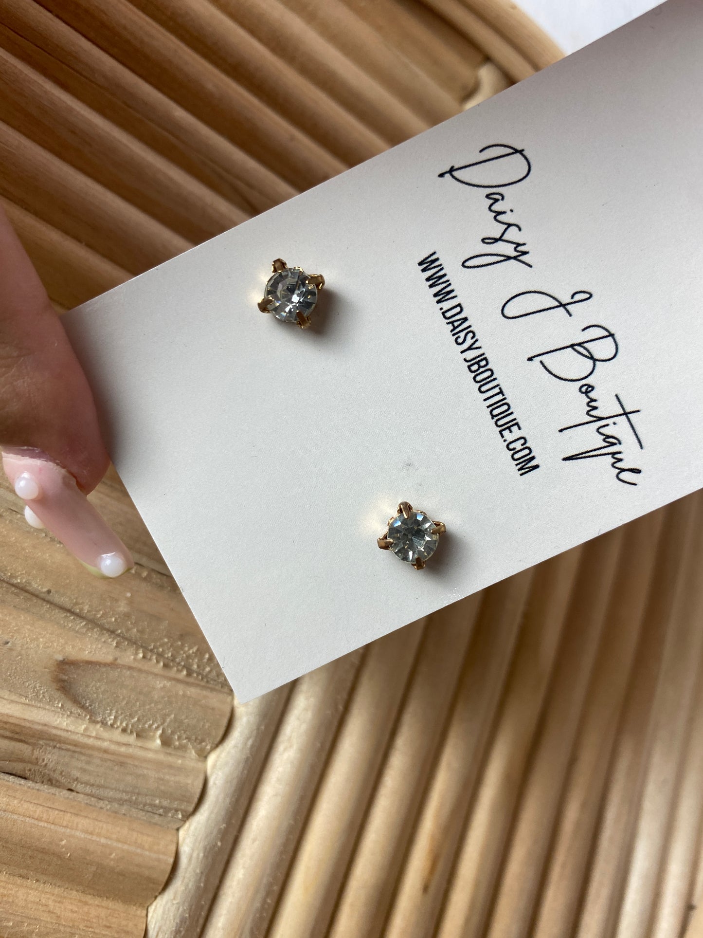 Everyday Stud - Gold/Diamond