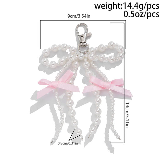 Pearlfect Bow - Bag Charm