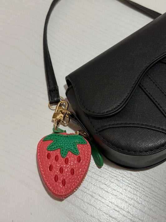 Strawberry Coin Pouch - Pink