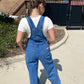 It Girl Overalls - Med Denim