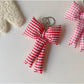 Plaid Puffer Bow - Bag Charm