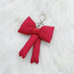 Plush Puffer Bow - Bag Charm
